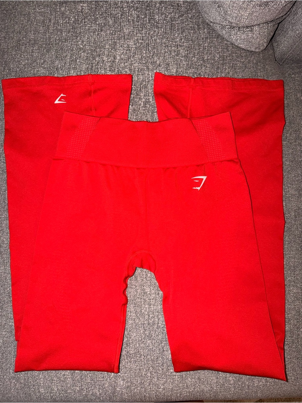 Gym Shark - Vital Sculpt Seamless Flared Leggings (Velocity Red)